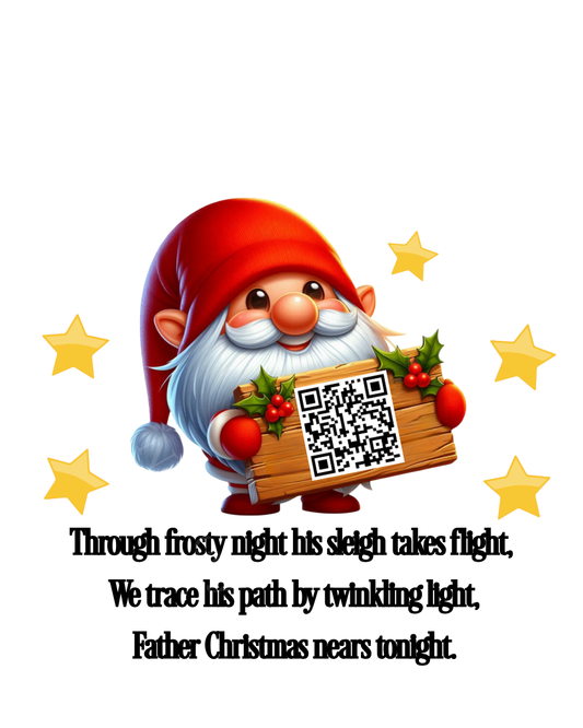 UV-DTF Transfer - Father Christmas Tracker Style 1 design