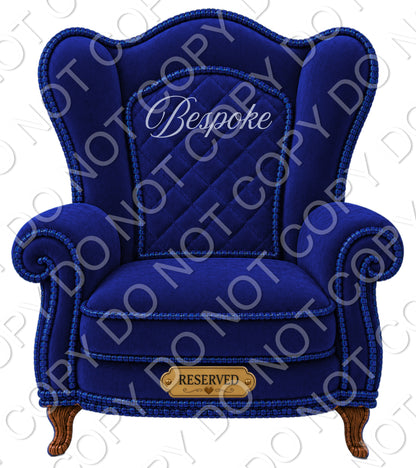 UV-DTF Transfer - Memorial Chairs to fit Woodform Acrylic Hanging Chairs Style 1 (Bespoke)