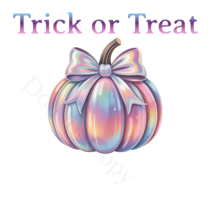 Digital Download - Halloween Cute Trick or Treat - Set of 4