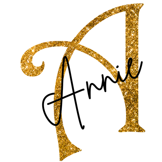 DTF Transfer - Gold Glitter Alphabet for Christmas Sacks Bespoke for you to add a Name