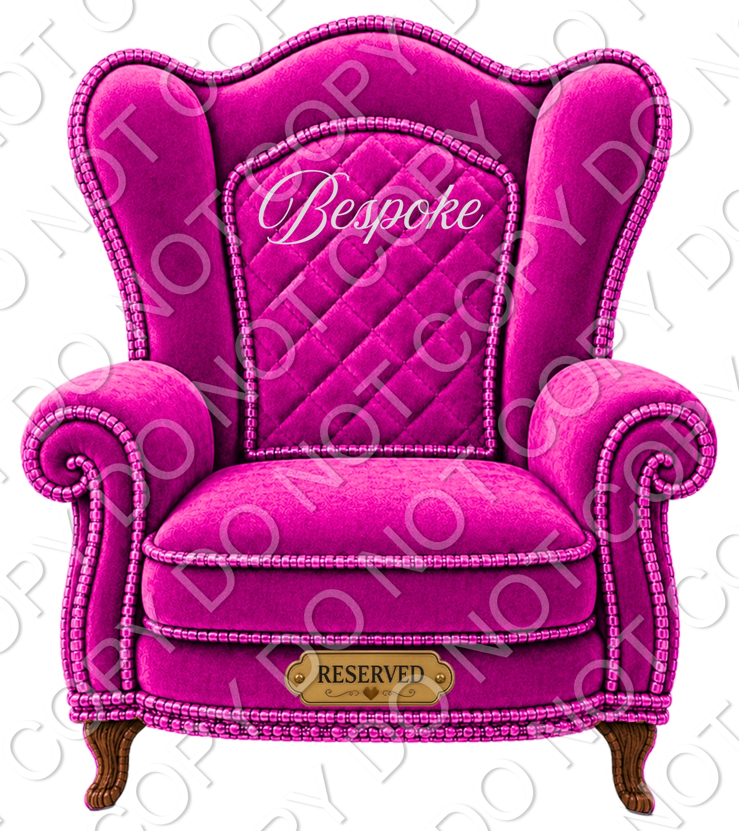 UV-DTF Transfer - Memorial Chairs to fit Woodform Acrylic Hanging Chairs Style 1 (Bespoke)