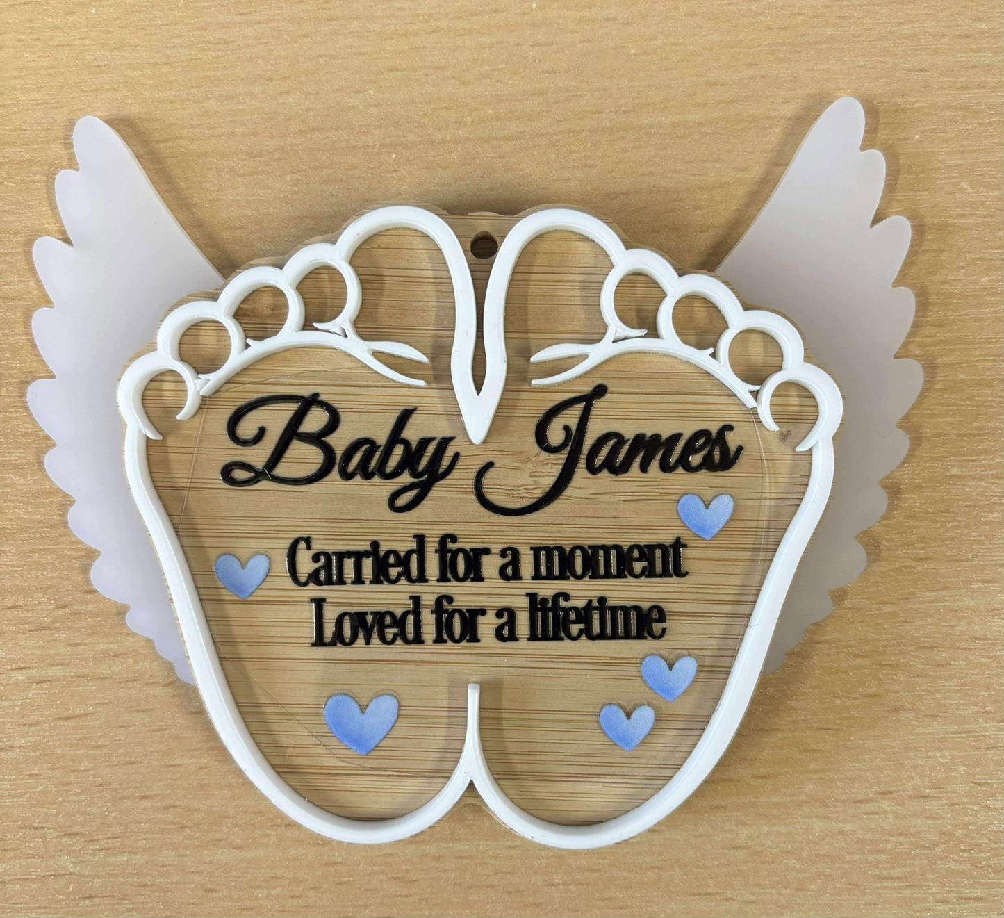 UV-DTF Transfer - Bespoke Baby Memorial Design (choice of colours)