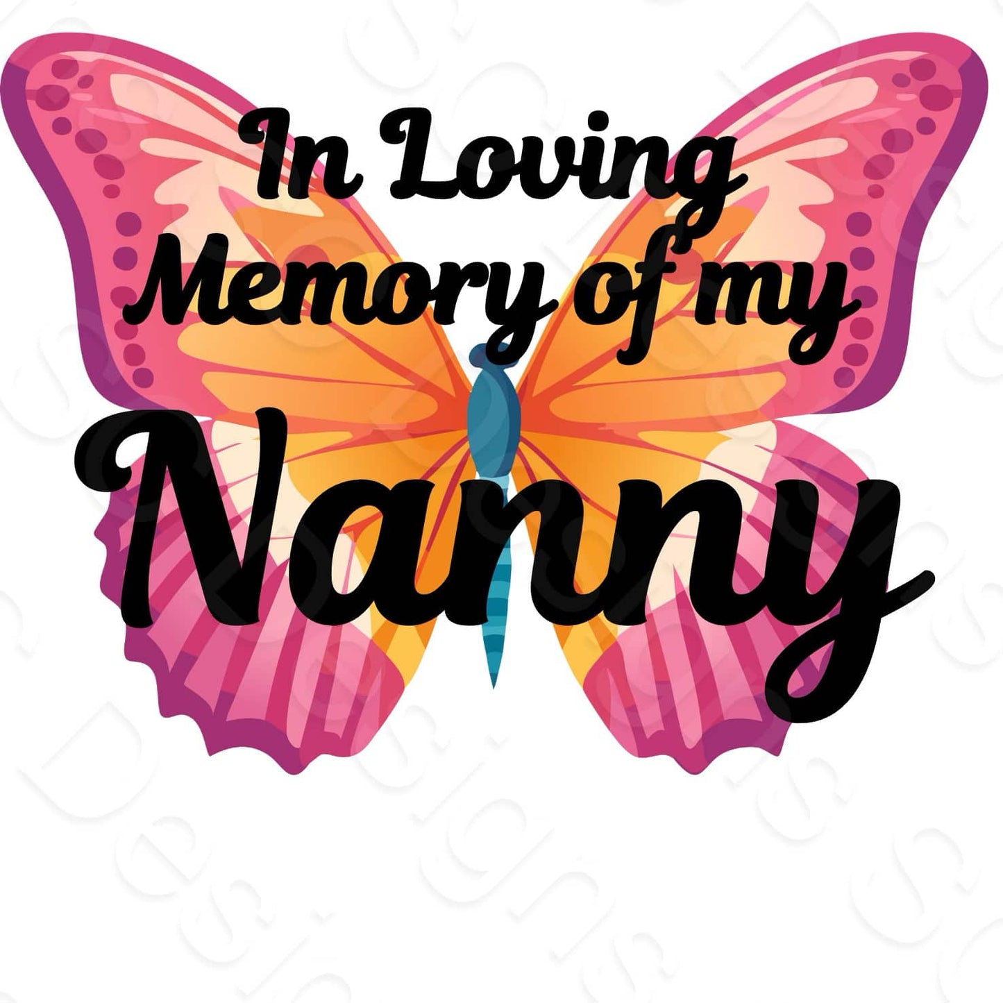 UV-DTF Transfer - In Memory of My... (Female Version)