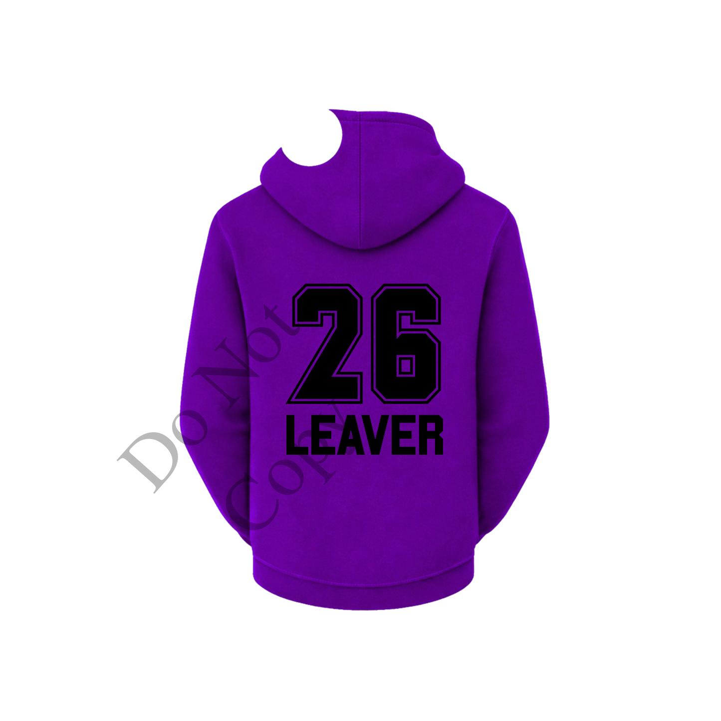 UVDTF Transfer - 2026 leavers hoodie design - Choice of colours. Fit Woodform Crafts acrylic leaver keyrings.
