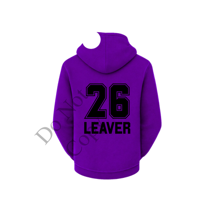UVDTF Transfer - 2026 leavers hoodie design - Choice of colours. Fit Woodform Crafts acrylic leaver keyrings.