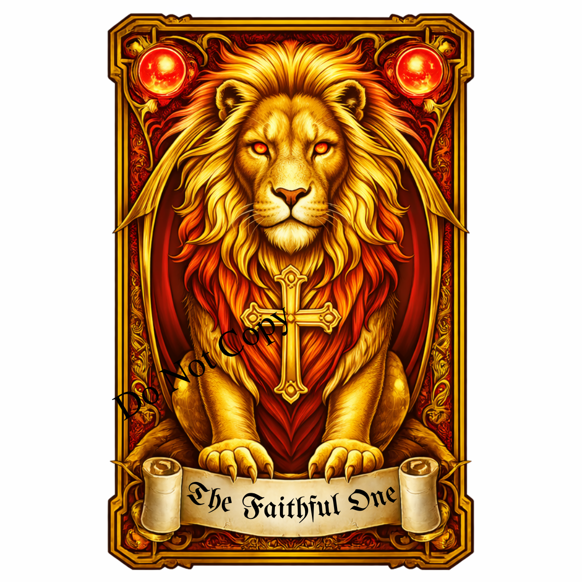UVDTF Transfer - Male tarot designs for tankards and cups - Choice of designs.