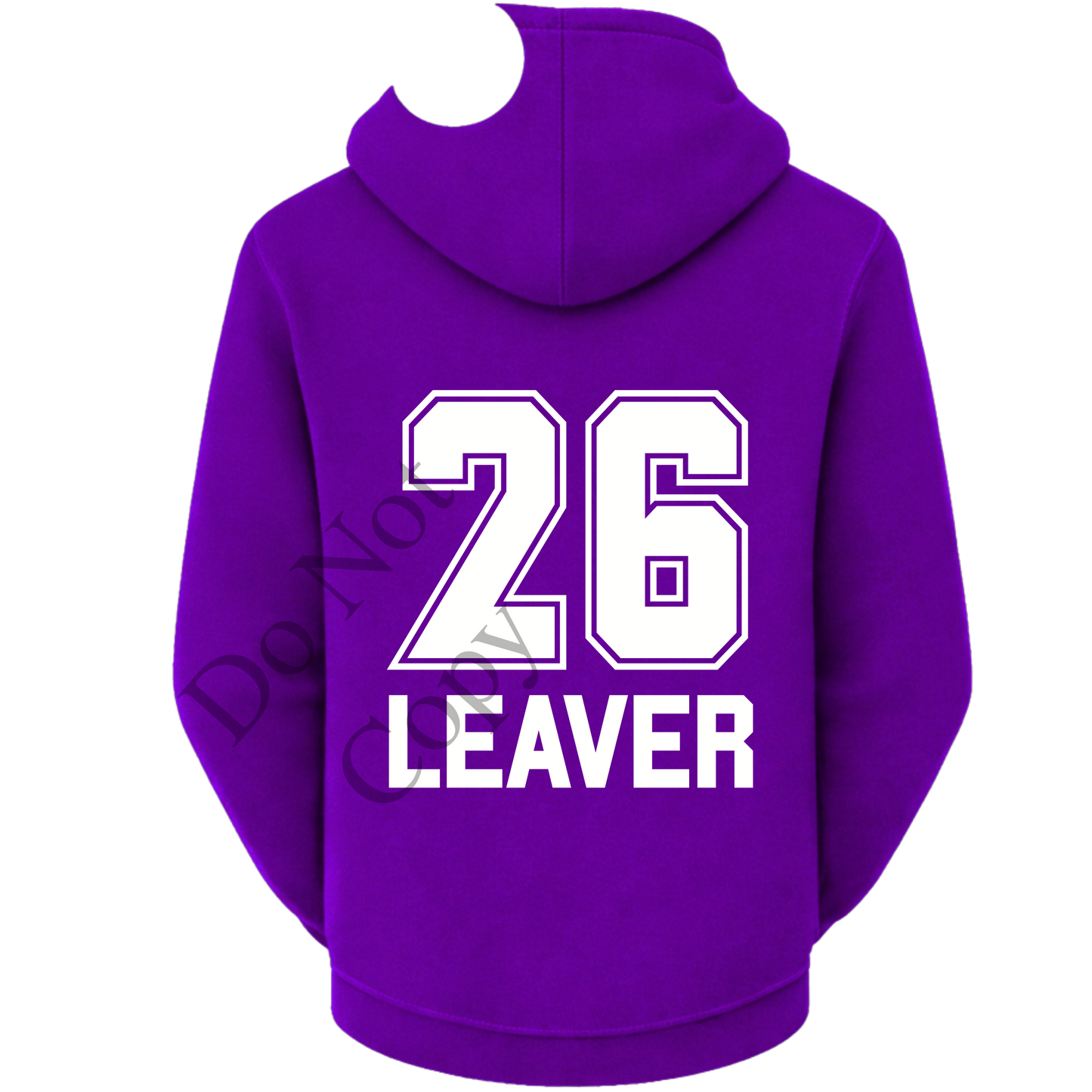 UVDTF Transfer - 2026 leavers hoodie design - Choice of colours. Fit Woodform Crafts acrylic leaver keyrings.