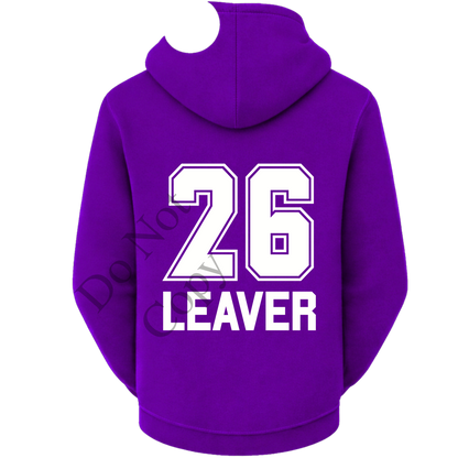 UVDTF Transfer - 2026 leavers hoodie design - Choice of colours. Fit Woodform Crafts acrylic leaver keyrings.
