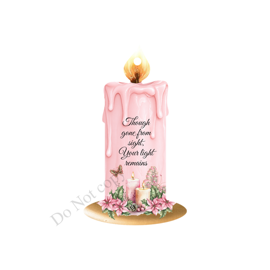 UV-DTF Transfer - Candle Design for Woodform Hanging Candles