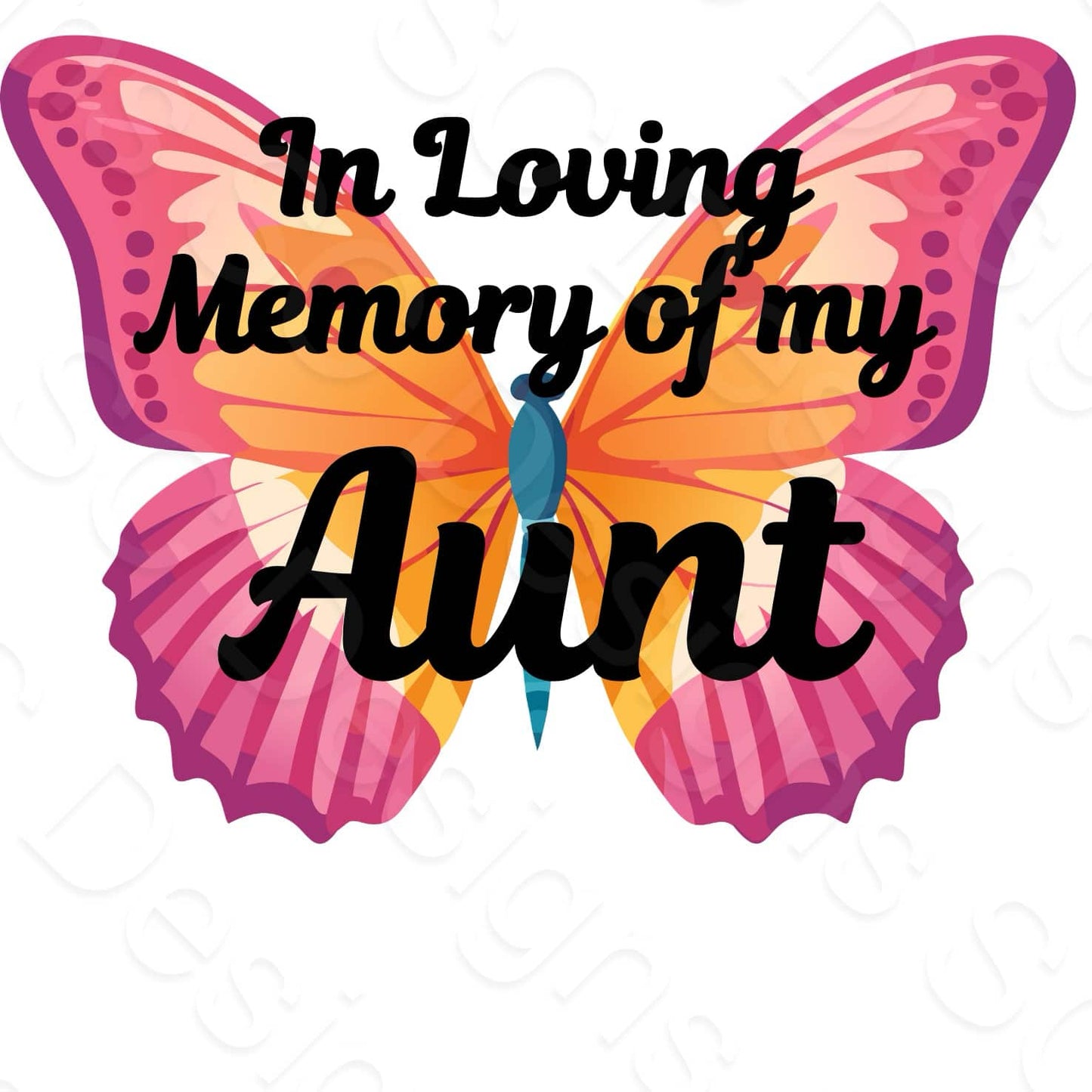 UV-DTF Transfer - In Memory of My... (Female Version)