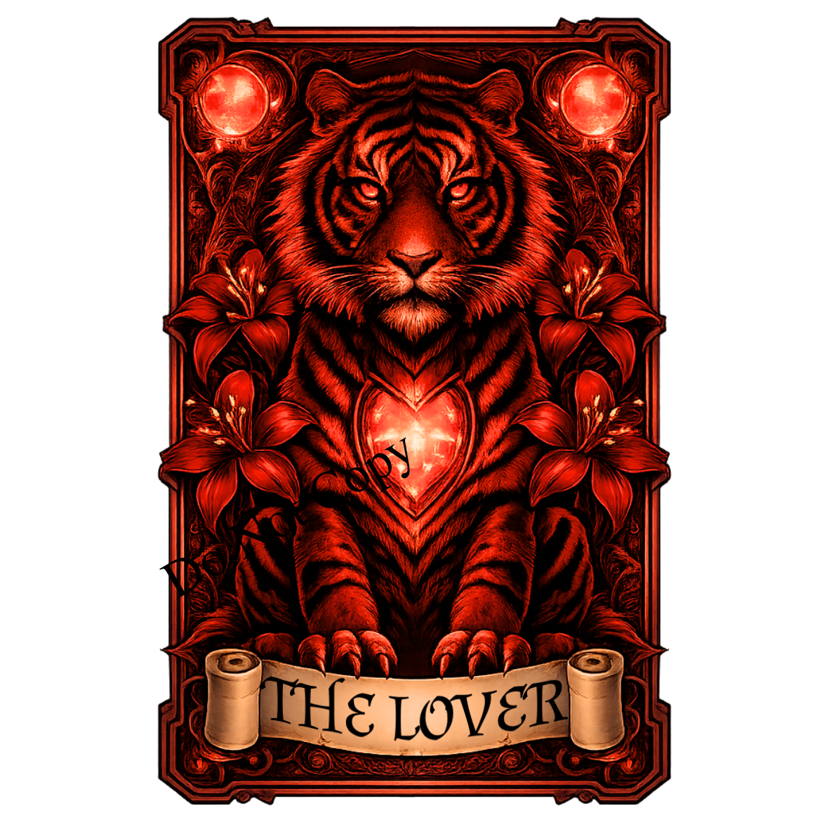 UVDTF Transfer - Male tarot designs for tankards and cups - Choice of designs.