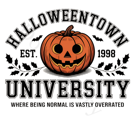 DTF Transfer - Halloweentown University Design