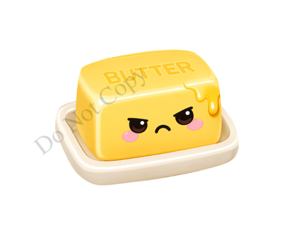 UVDTF Transfer - Squishy Butter Cute Viral Keyring Design