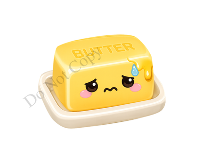 UVDTF Transfer - Squishy Butter Cute Viral Keyring Design
