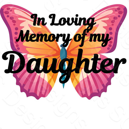 UV-DTF Transfer - In Memory of My... (Female Version)