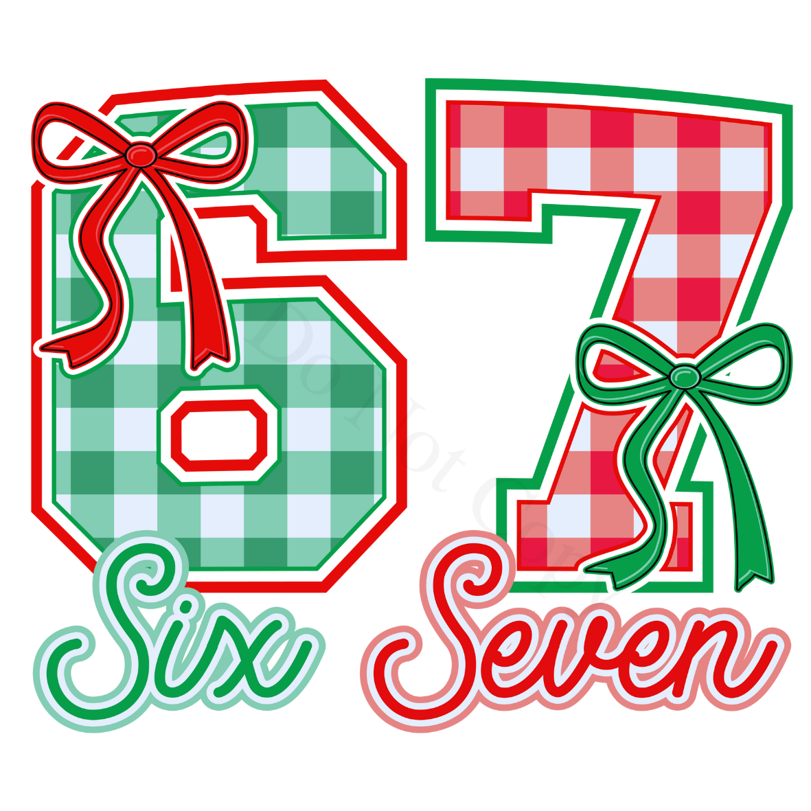 DTF Transfer - 6 7 Designs choice of options for tshirts, xmas gifts etc.