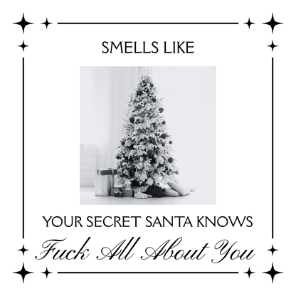 Vinyl Transfer - Funny Candle label 6cm tall. Mixed options available