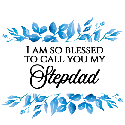Digital Download - I Am So Blessed Male Names With Blue Leaf Surround - Set of 11