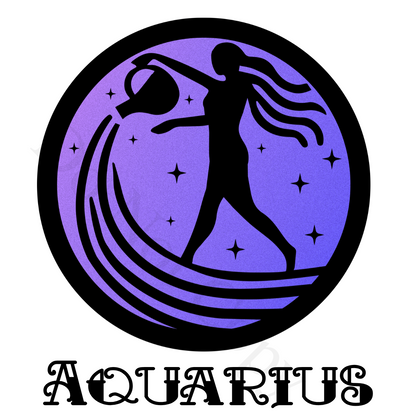 UV-DTF Transfer - Star Sign Astrology 6cm tall