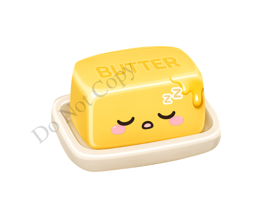 UVDTF Transfer - Squishy Butter Cute Viral Keyring Design