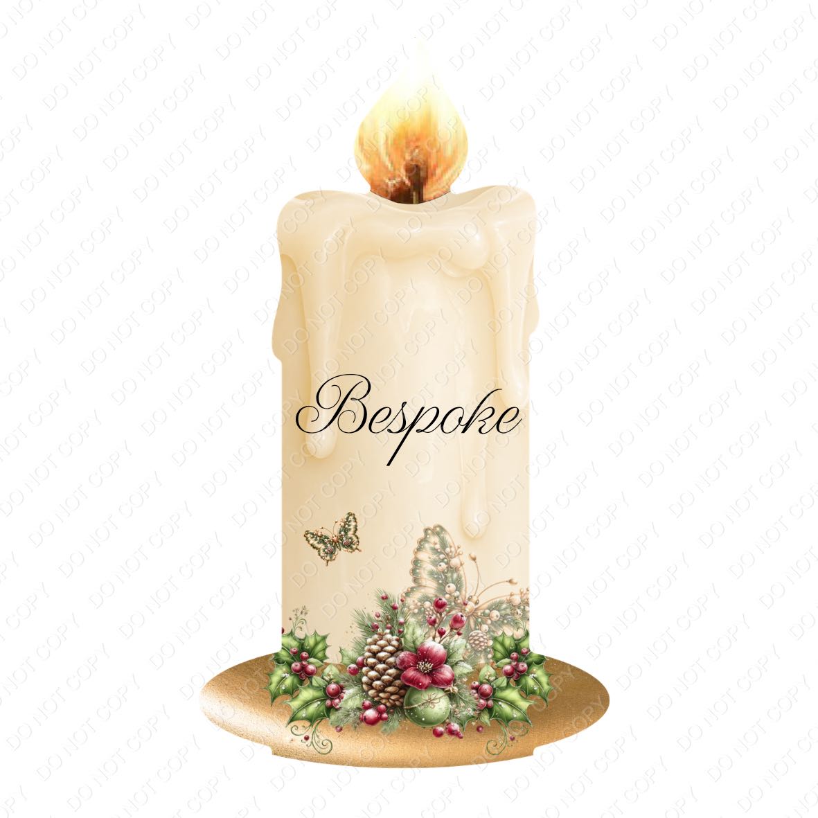 UV-DTF Transfer - Candle Design for Woodform Stand Tealights (Bespoke)