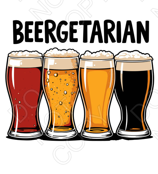 DTF Transfer - Beer Getarian