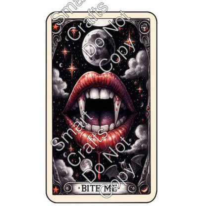 UV-DTF Transfer Halloween Tarot Cards - Two Sizes Available