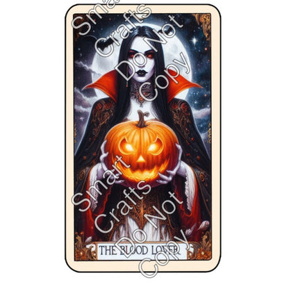 UV-DTF Transfer Halloween Tarot Cards - Two Sizes Available