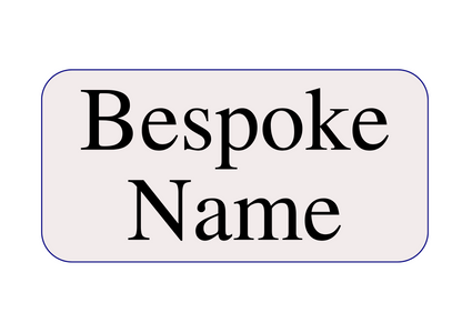 Name Personalised Iron on Name labels for clothing etc. Sheet of 30 (3cmx1.5cm)