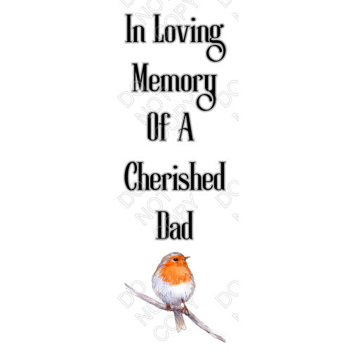 UV-DTF Transfer - In Loving Memory (Robin)