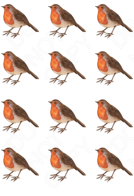 UV-DTF Transfer - Christmas Mix & Match Sheets (Robins Style 1)