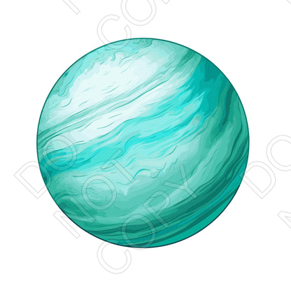 DTF Transfer - Set of Planets