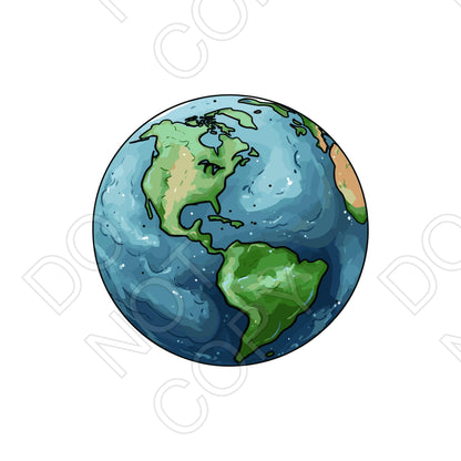 DTF Transfer - Set of Planets