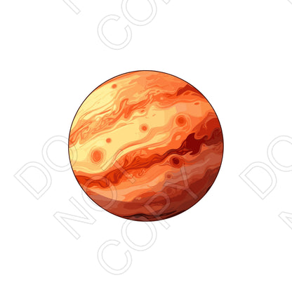 DTF Transfer - Set of Planets