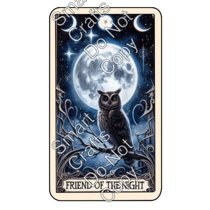 UV-DTF Transfer Halloween Tarot Cards - Two Sizes Available