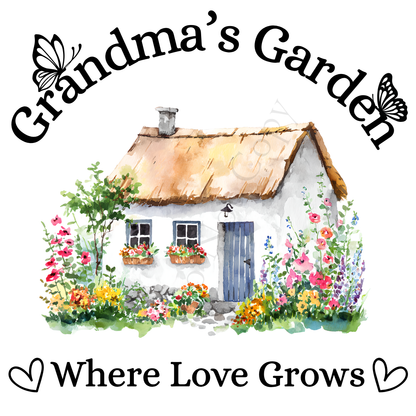 Digital Download - Beautiful Family Garden Cottage - Set of 10