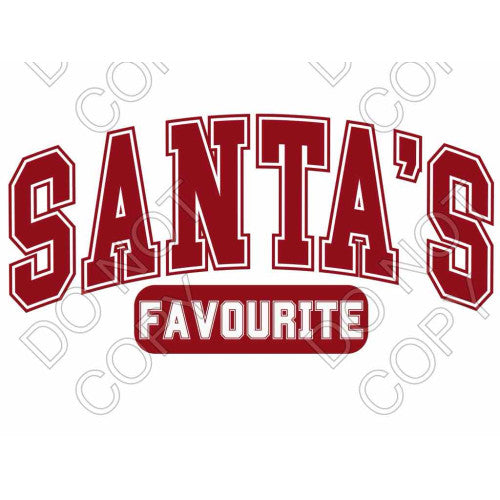 DTF Transfer - Santa's Favourite