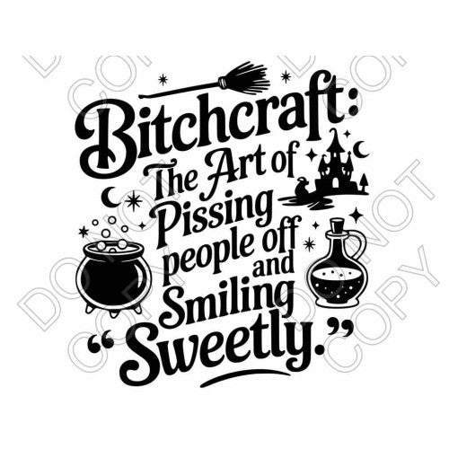 Btf Craft DTF Transfer - Bitchcraft – Smart Crafts Designs