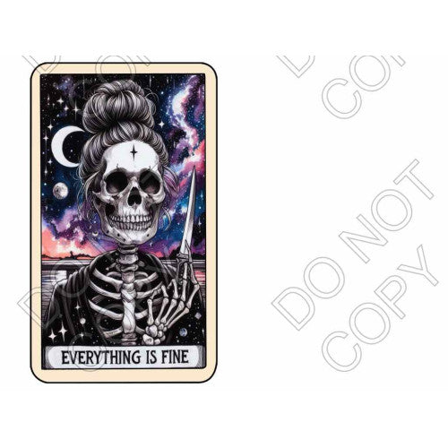 DTF Transfer - Everything is Fine Tarot