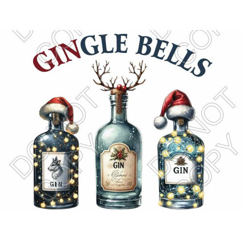 DTF Transfer - Gin-gle Bells