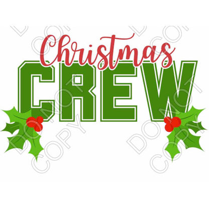 Digital Download - Christmas Crew With Bows - Set of 3