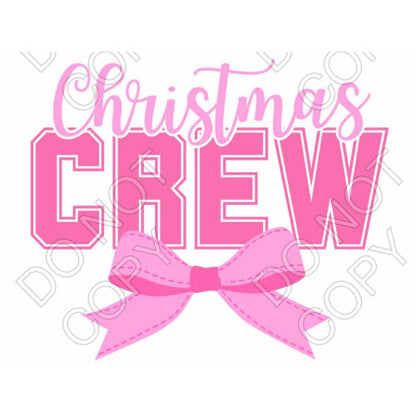 Digital Download - Christmas Crew With Bows - Set of 3