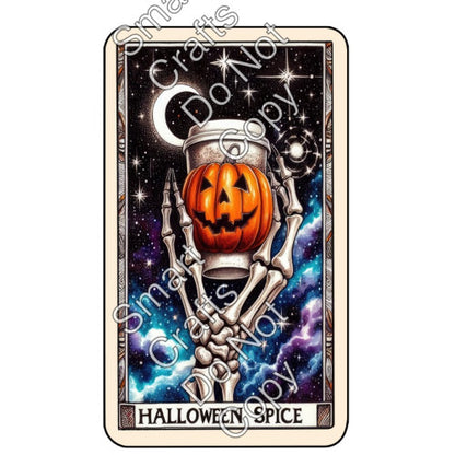 UV-DTF Transfer Halloween Tarot Cards - Two Sizes Available