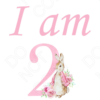 DTF Transfer - I Am (Pink Rabbit)