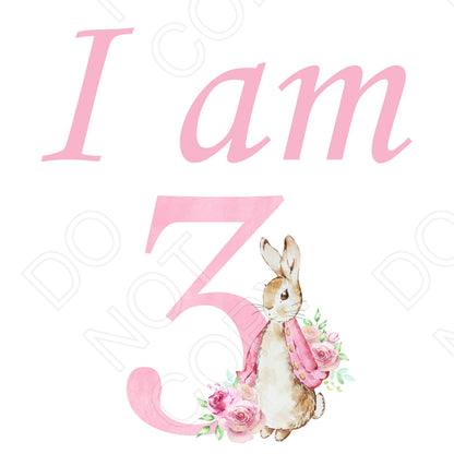 DTF Transfer - I Am (Pink Rabbit)