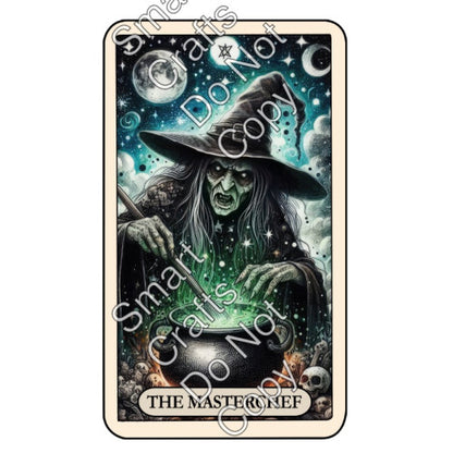 UV-DTF Transfer Halloween Tarot Cards - Two Sizes Available