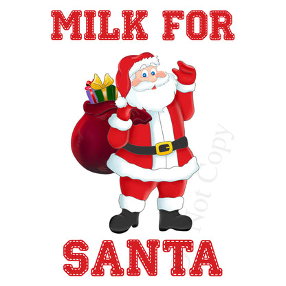 Digital Download - Milk for Santa - Set of 2