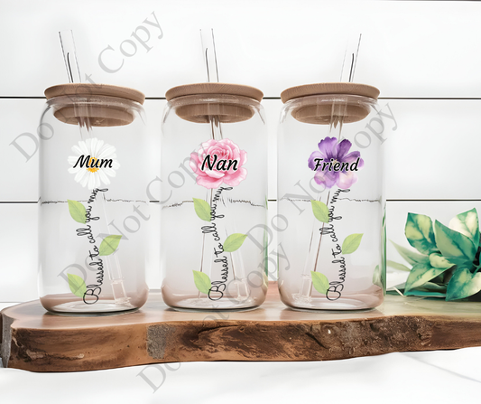 UV-DTF Transfer - BULK PACK - 50 x Blessed Flowers