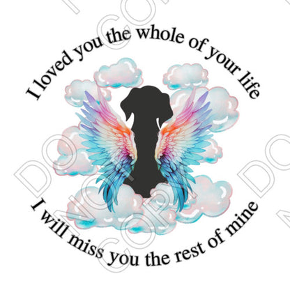 UV-DTF Transfer - Pet Memorial (Whole of Your Life)