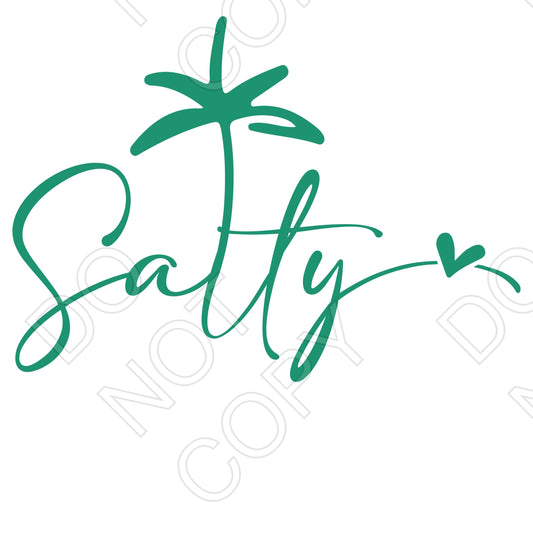 UV-DTF Transfer - Salty (Green)